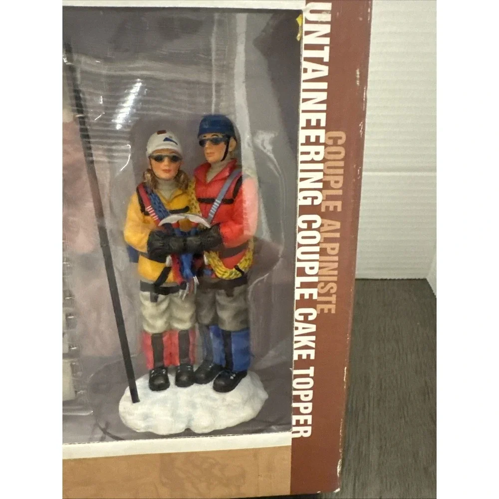 Unique Mountaineers Cake Topper Outside/inside Just Married, Non Voyage, & Other